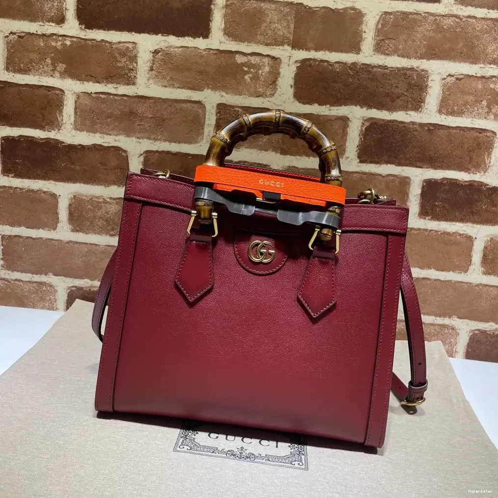 Hyper Peter Gucci small tote Diana bag 0619